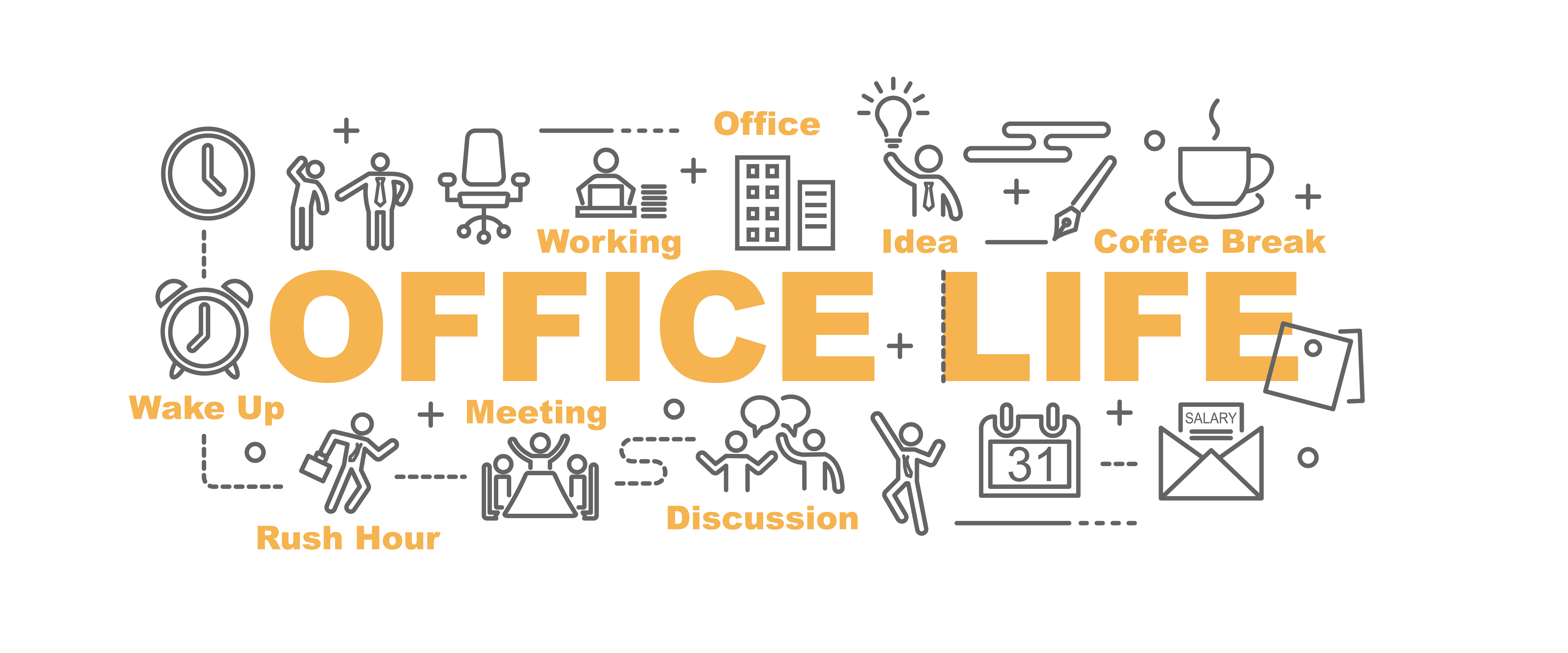 Office Life Illustration